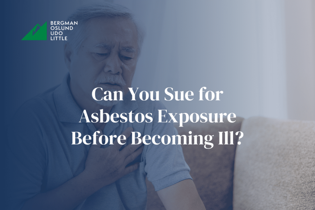 Can I Sue for Asbestos Exposure Before Becoming Ill?